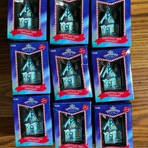 Hallmark North Pole 1820 Ornament Lot of 9